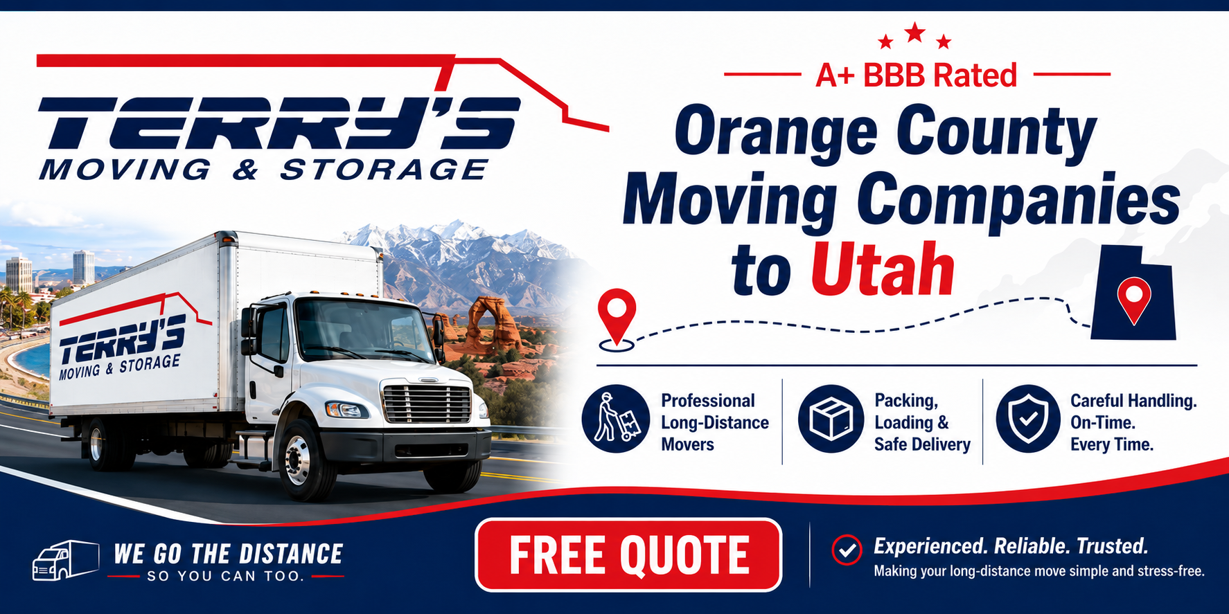 Orange County Moving Company to Utah | Long Distance Moving Companies